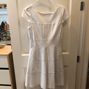 White dress, short sleeved - super comfortable!